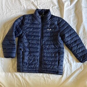 Huk Kids Navy Packable Quilted Puffer Jacket